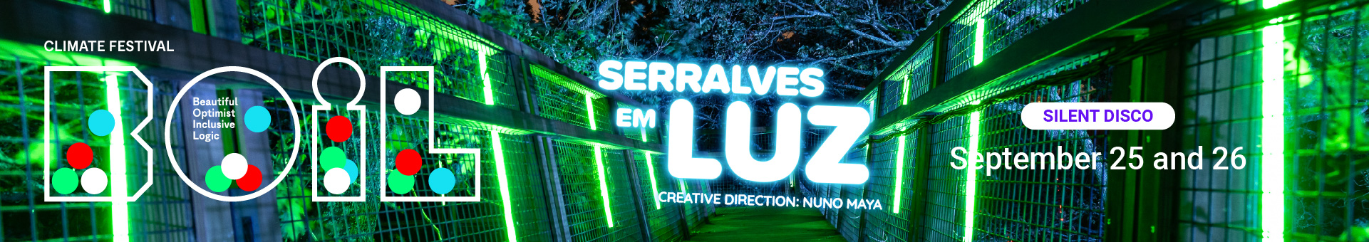 Silent Disco in Serralves em Luz