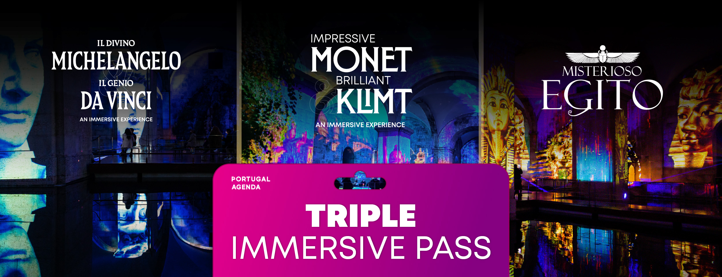 Immersive Triple Pass Lisboa – 3 por 1