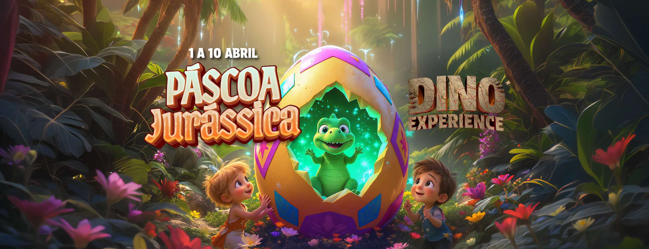 Páscoa Jurássica – Dino Experience Porto